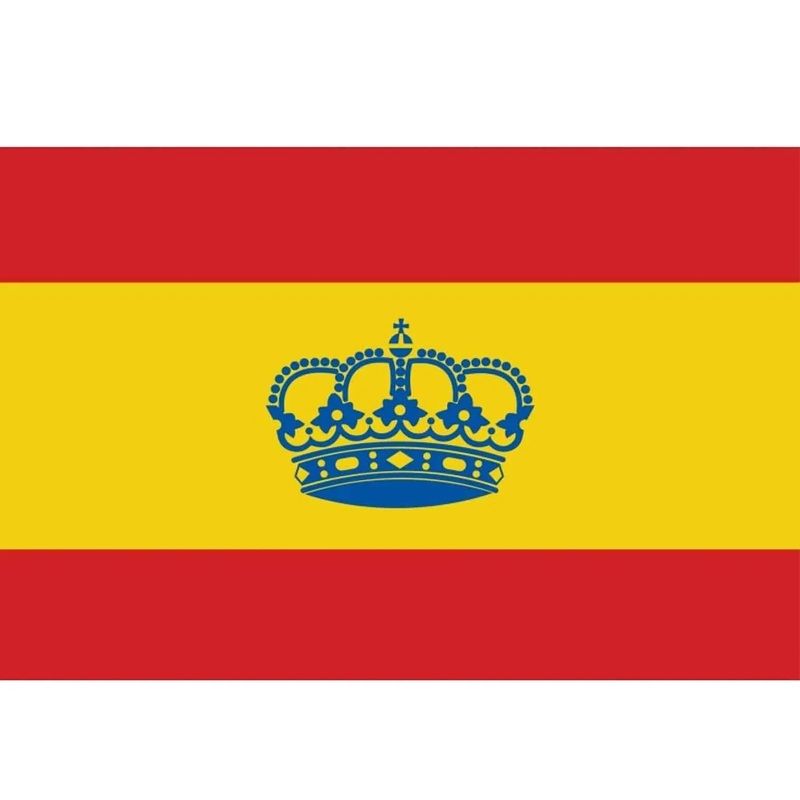 FLAG SPAIN W/CROWN